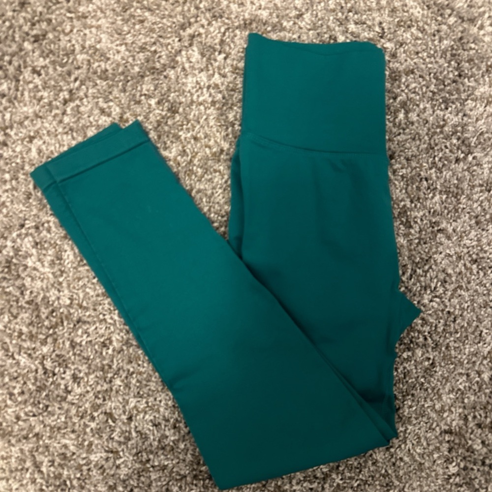 Womens Teal Gym Leggings